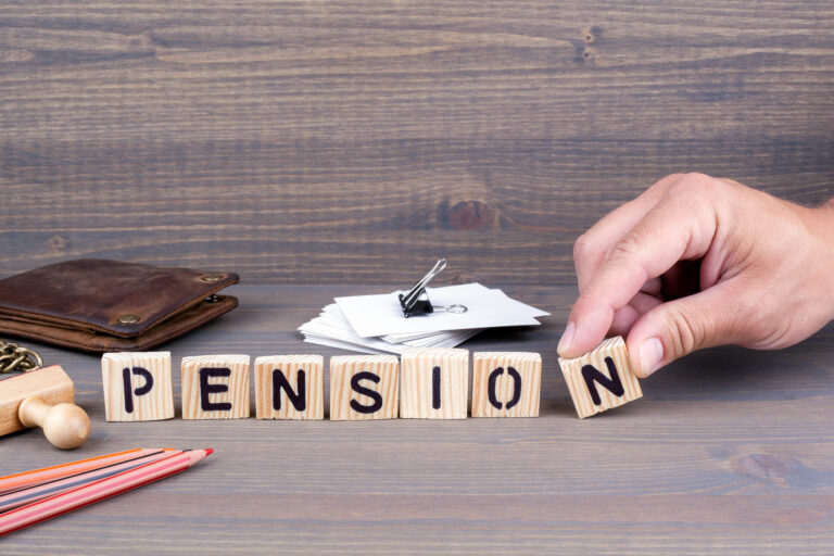 Pension text blocks
